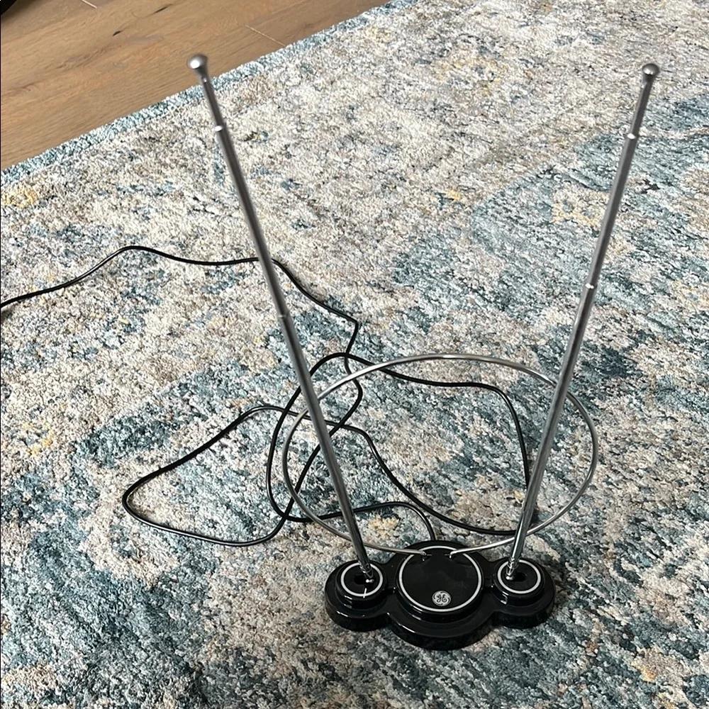 GE Traditional Rabbit Ear HD Digital TV Antenna